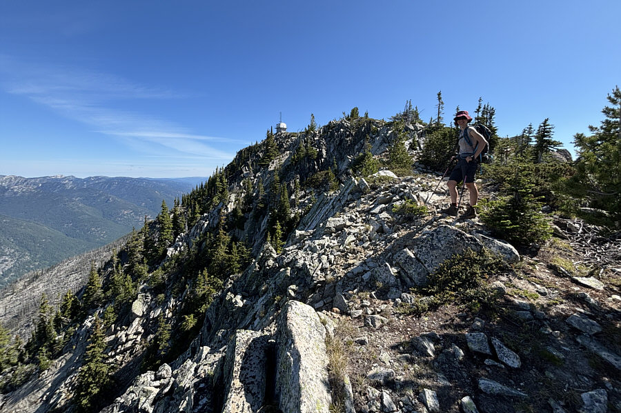 The summit is about 150 metres away.