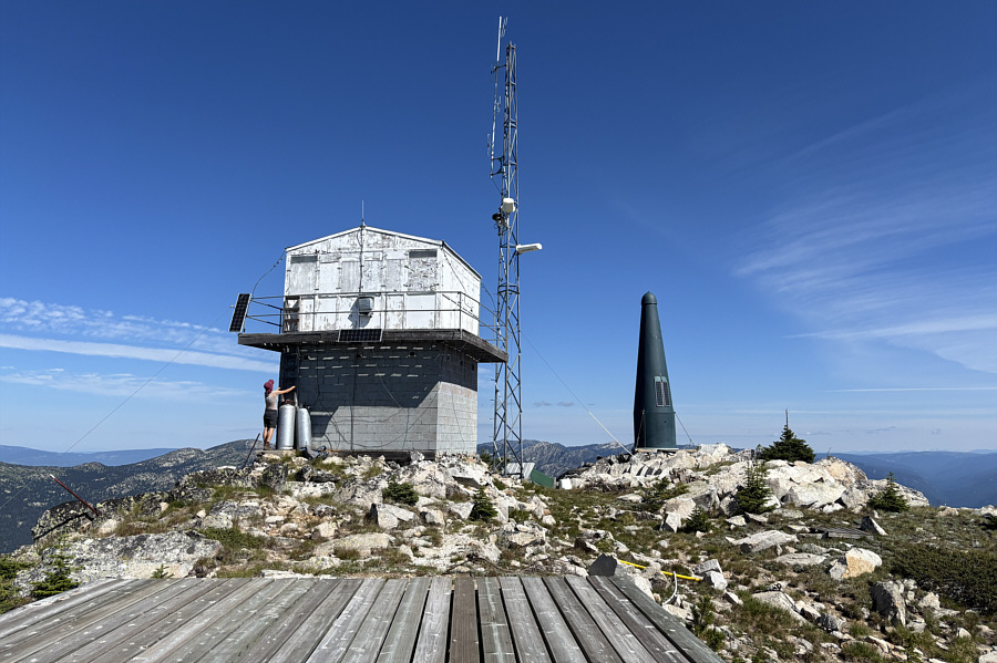 Don't use the toilet that's sitting in the open beside the collapsed outhouse!