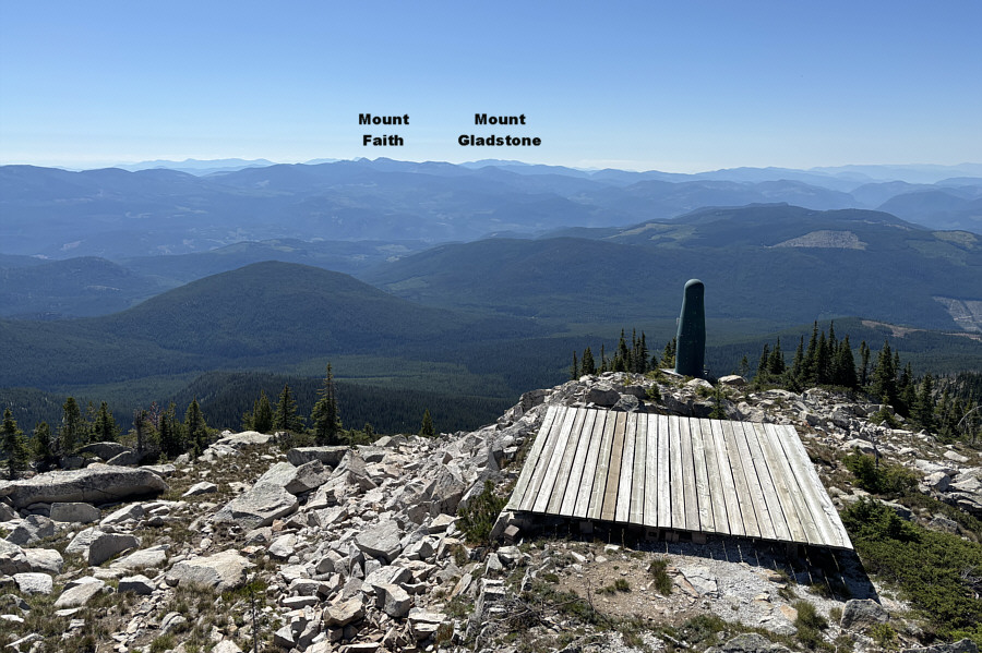 Can you spot Old Glory Mountain?