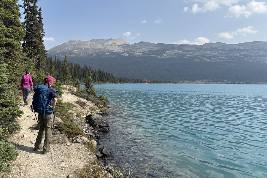 So much better than hiking at Lake Louise!