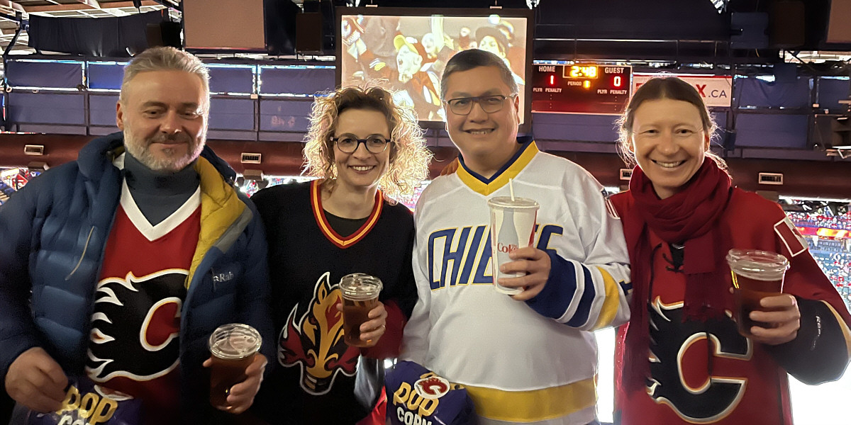 Thank you, Wojtek and Ola, for buying all the food!