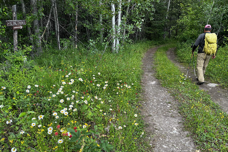 The mosquitoes were bad here--good incentive to get going!