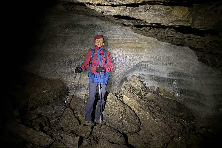 It's like a subterranean glacier!