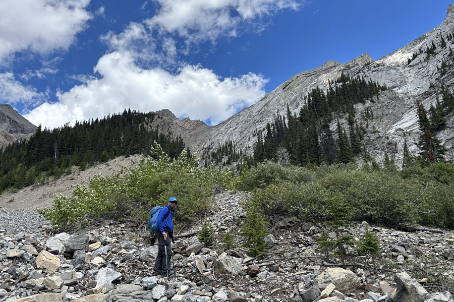 I wonder if the left-hand gully would've been better...I'm never going back to find out!