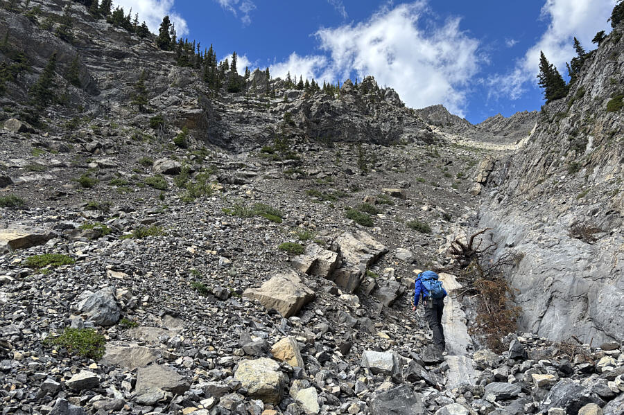 Ugh, I'm kinda done with doing soul-sucking scree slogs like this...