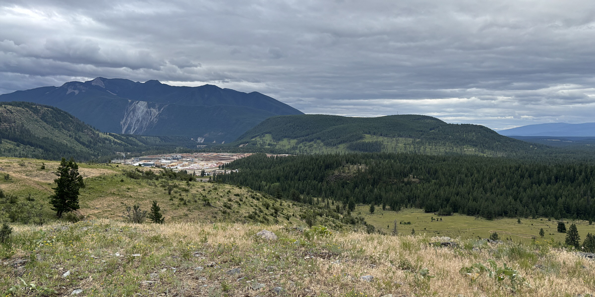 I think that lumber yard is bigger than the town of Elko!