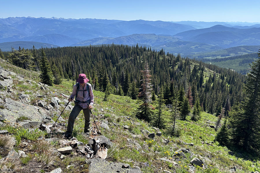 But we have to go back the same way...ugh!