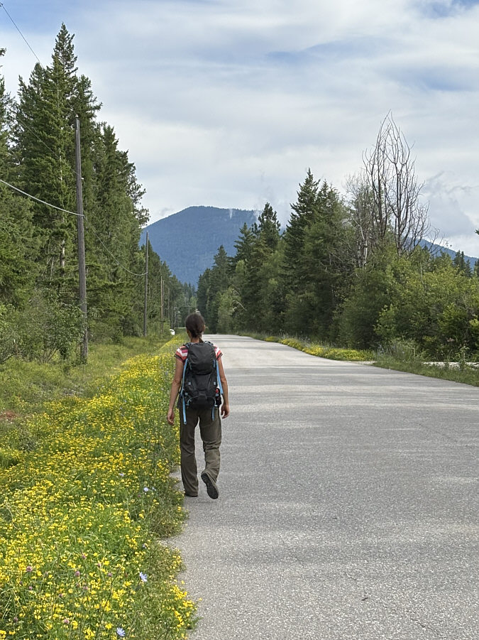 Nice way to finish the last hike of our vacation.