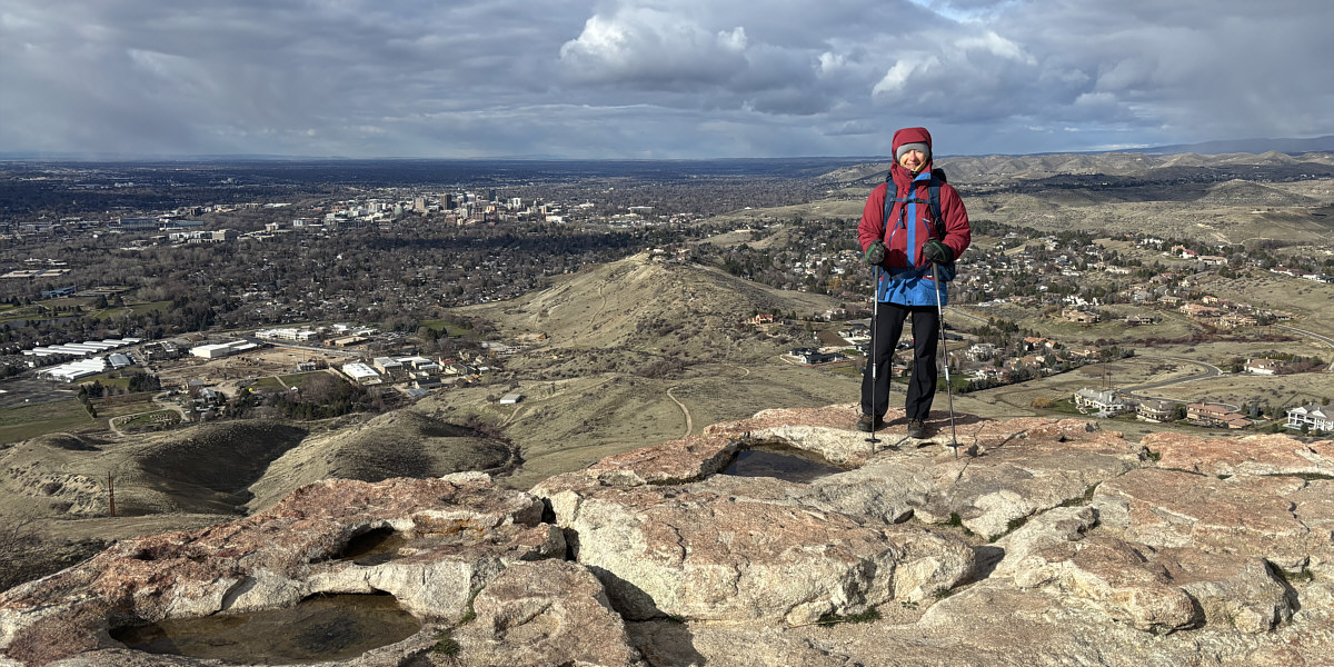 This is what most people come for when they climb Table Rock.