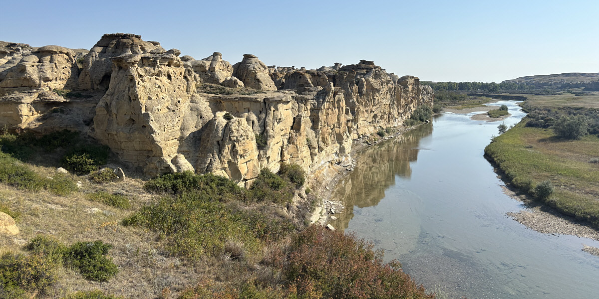 Milk River doesn't look milky at all!