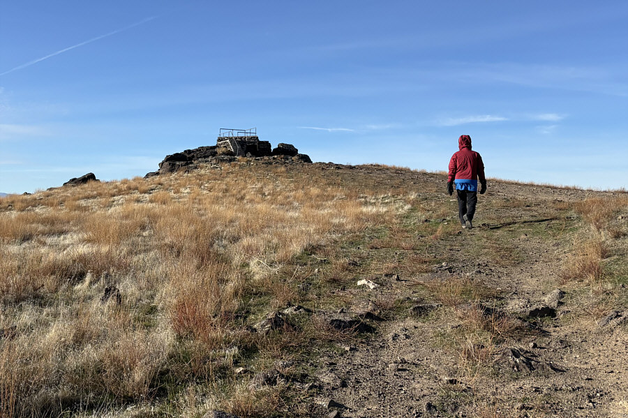 I thought it was the ruins of an old fire lookout.