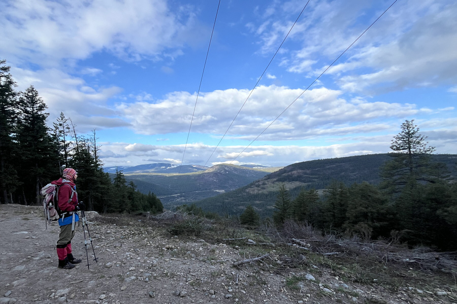 Nothing special but it's nice to have some views after a long march through forest.