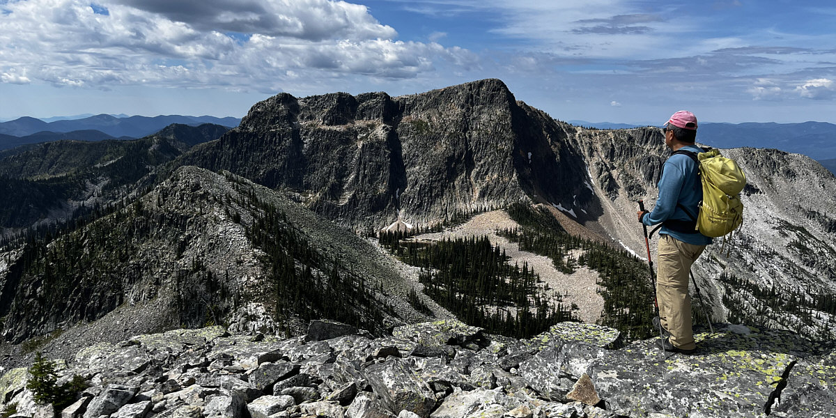There is probably an easy route up the backside of Ripple Mountain...