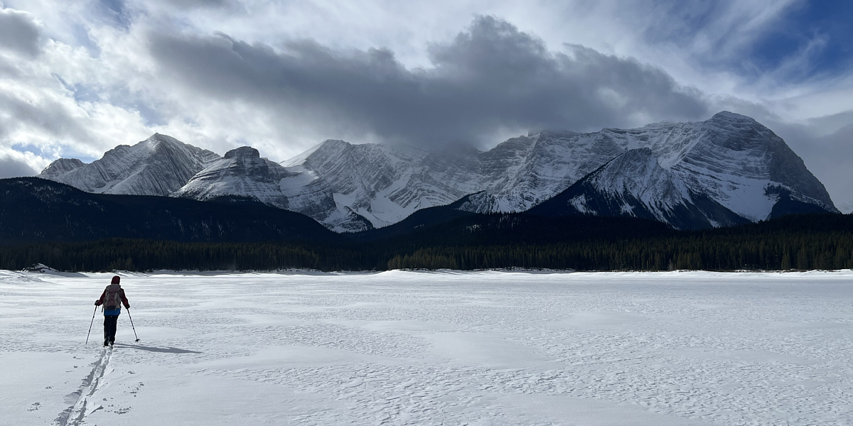 Recognize any of the familiar peaks in the background?