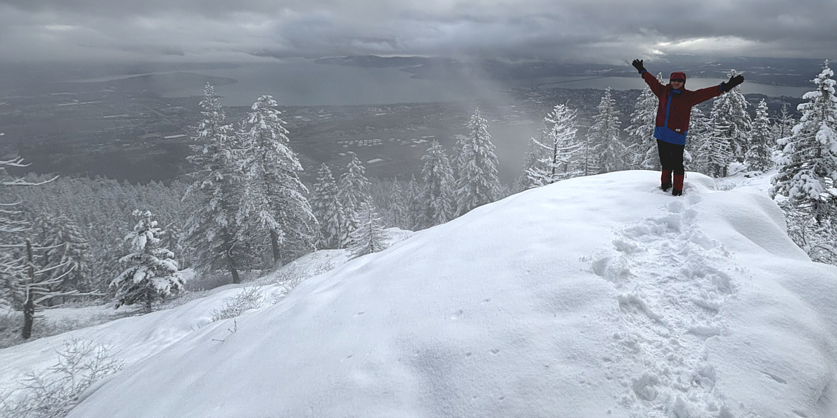 Almost looks good enough to ski down from here!