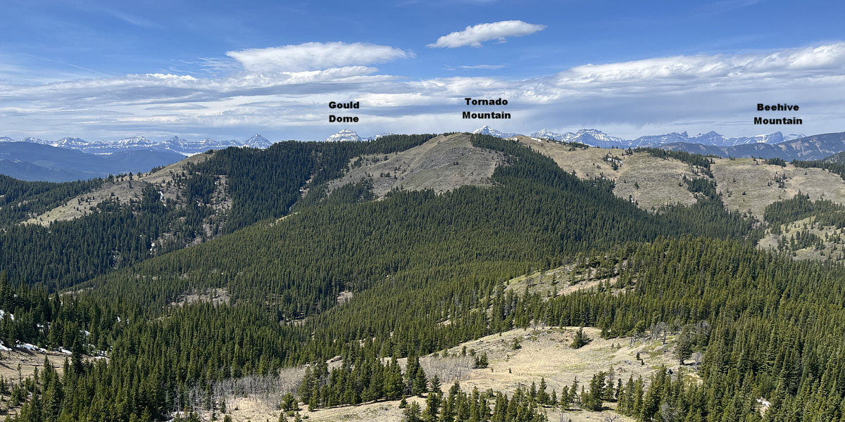 The unnamed ridge looks like another good hike for the future!