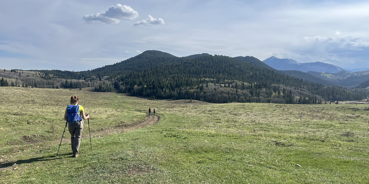 But we're still 4 km from the trailhead here...sigh.