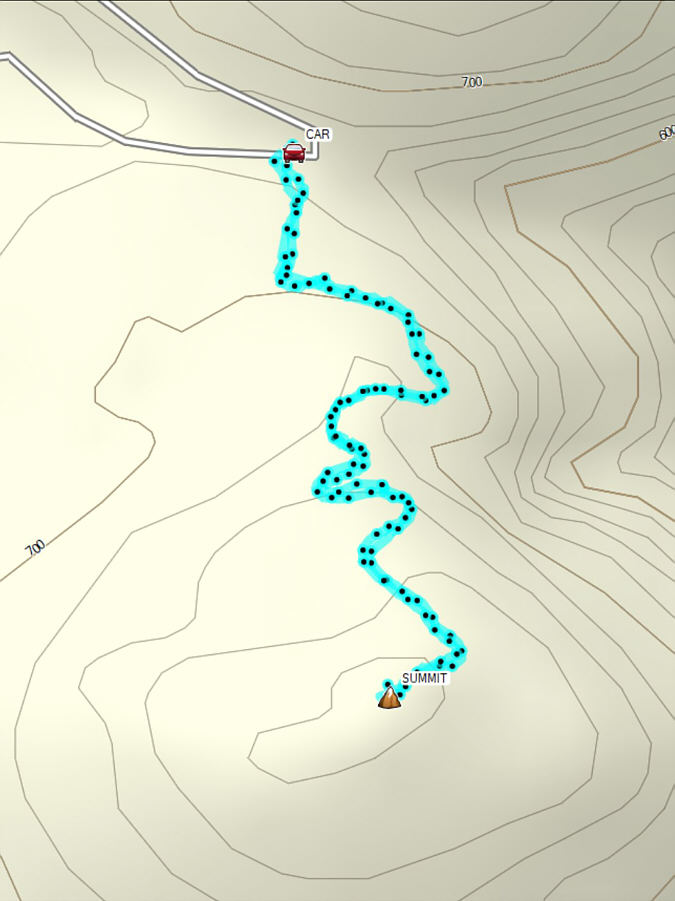 I love peaks that take less than an hour round-trip!