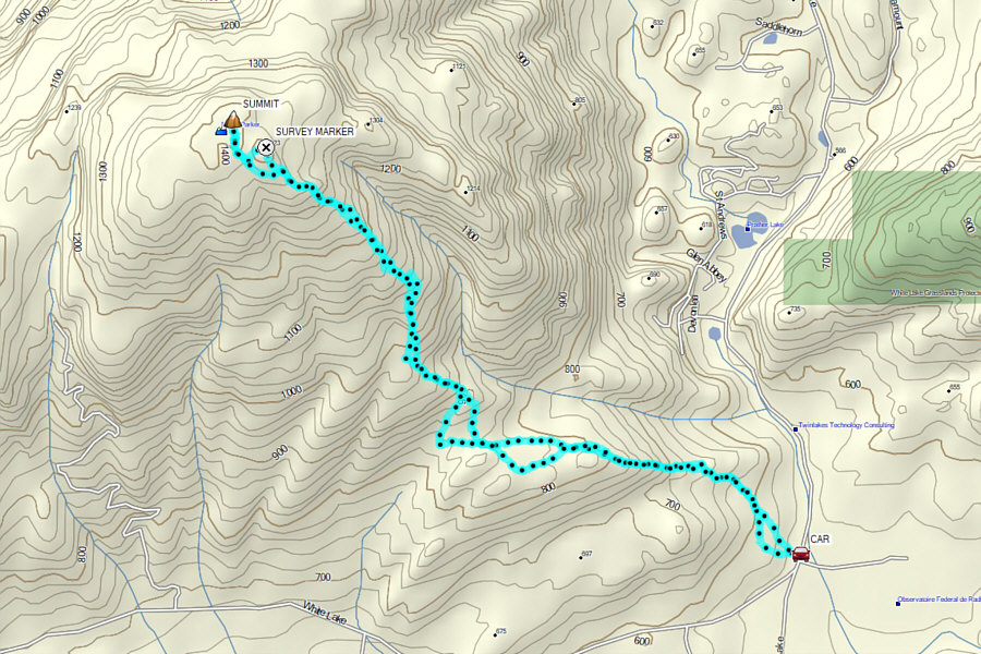 Except for the disappointing summit, this is a fantastic off-trail hike in a beautiful area.