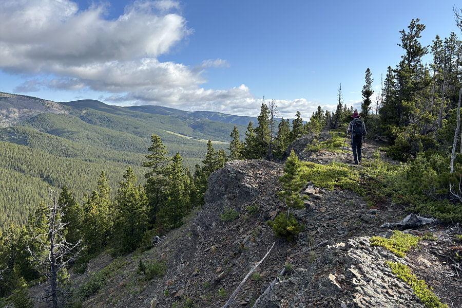 At least the ascent was short!