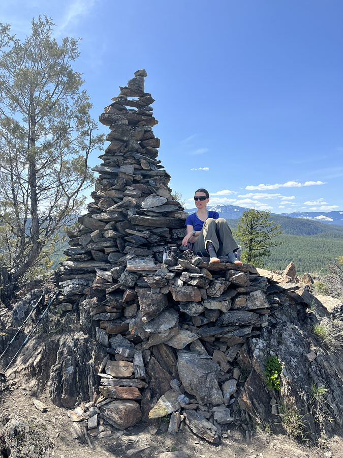 Thank you, Dean, for the massive cairn!