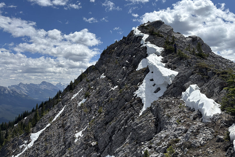 Glad we didn't have to post-hole on this trip!