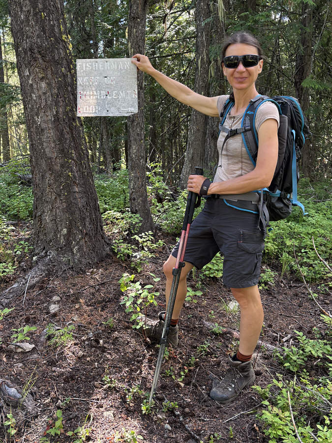 Why didn't they just write "To True Summit of Thimble Mountain"?