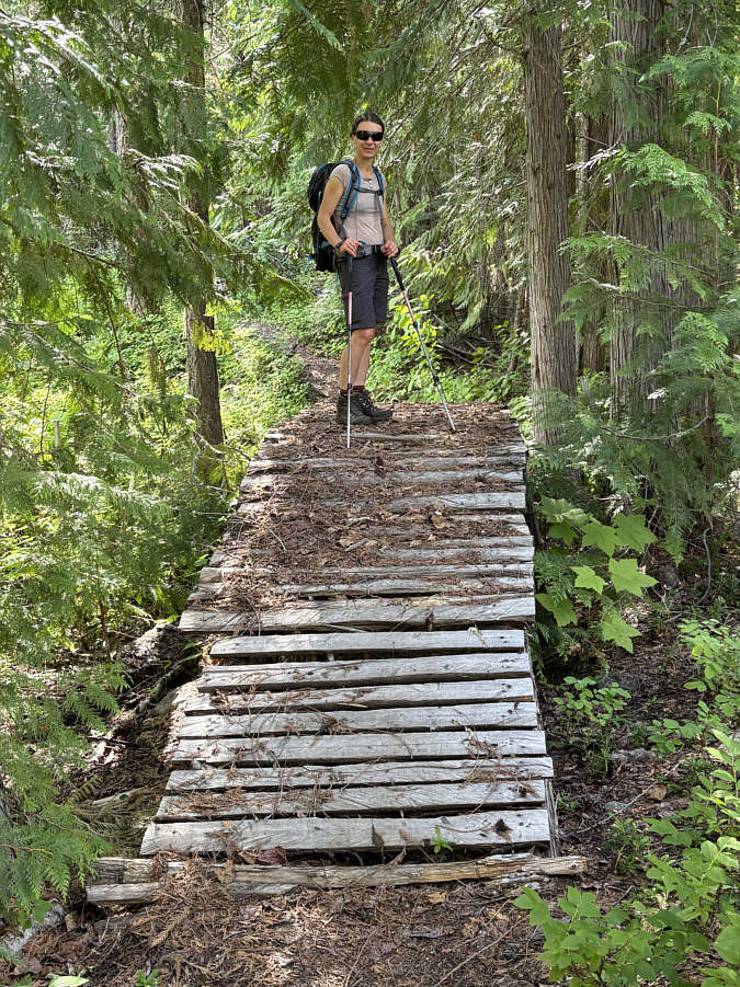 Watch your step here...some of the wood is not so solid anymore!