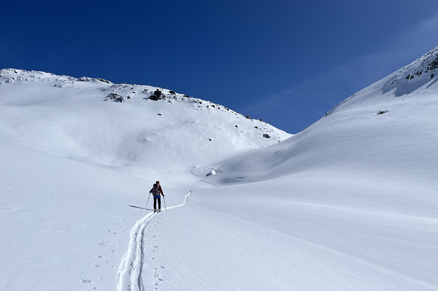 The snowpack felt pretty stable on this day, though.