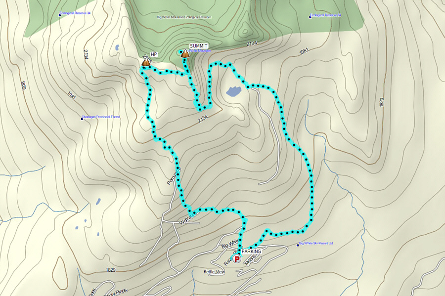 Thank you, Big White Ski Resort, for allowing free hiking here in the summer!