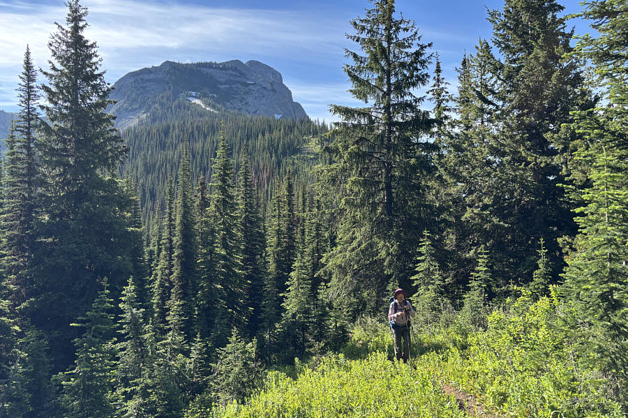 Took us 2 hours to get here from the trailhead.