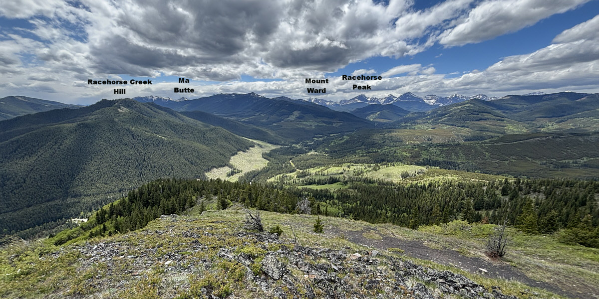 The ridges at far right may be worth exploring in the future...