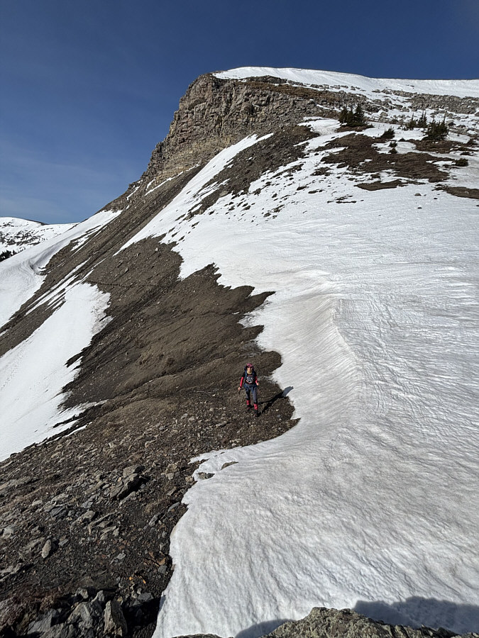 Crux of the hike!