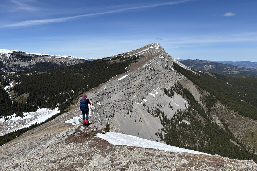 Looks tempting to just keep walking to the top of Sentinel Peak!