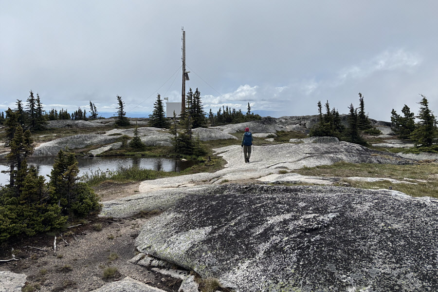 There used to be a fire lookout here.