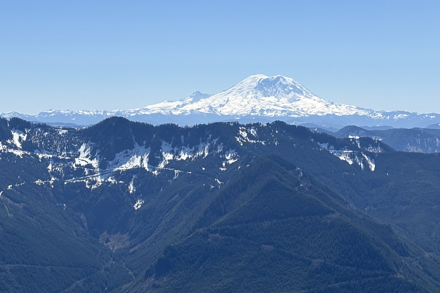 We were really blessed to see Rainier so often on this road trip!