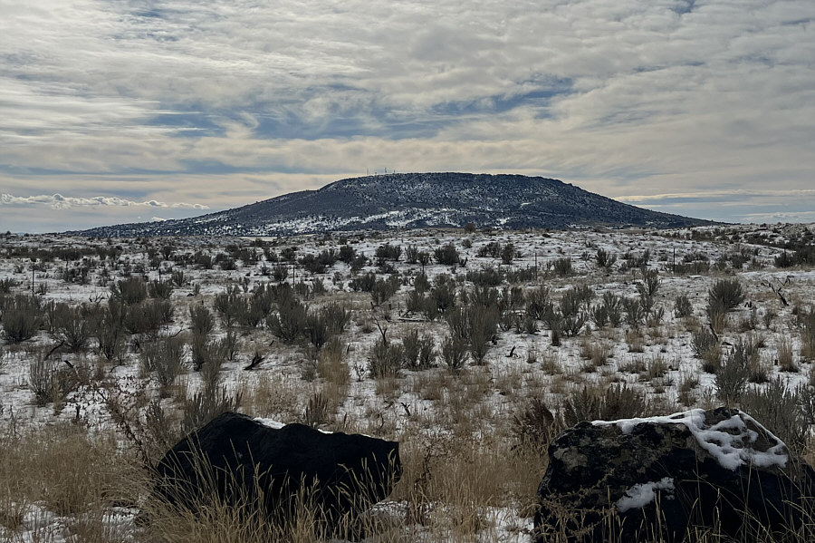Looks more prominent here than from the trailhead.
