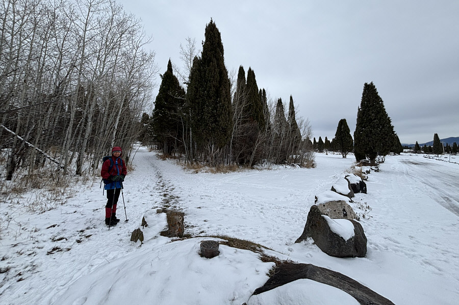 Almost enough snow to ski...almost...