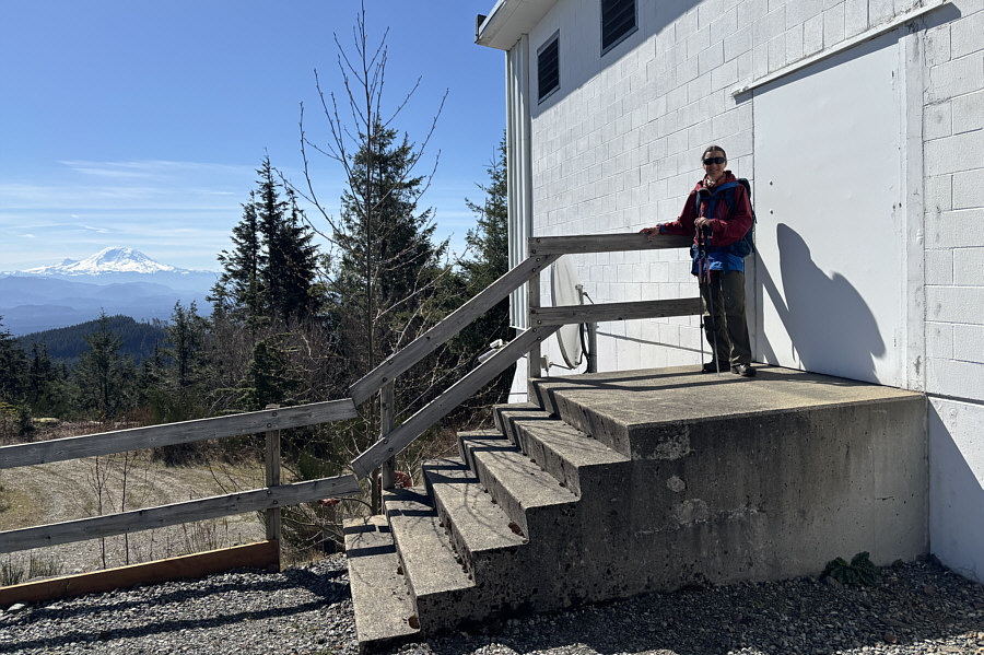 At least there's a view of Mount Rainier!